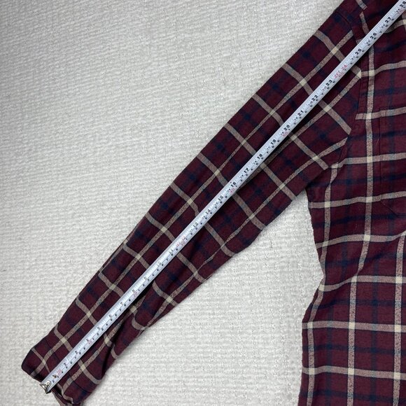 Fjallraven Men's Casual Button Down Shirt - Red and Blue Plaid - Picture 11 of 16